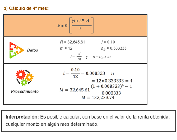 Cálculo mes 4