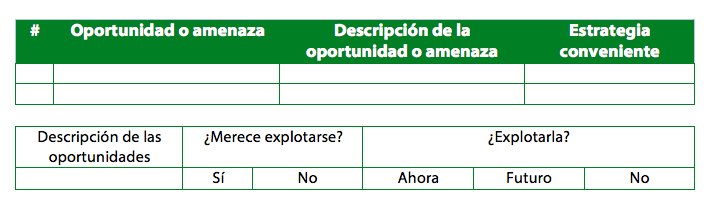 Identificación de posibles estrategias