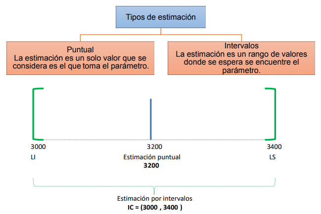 Tipos de estimación