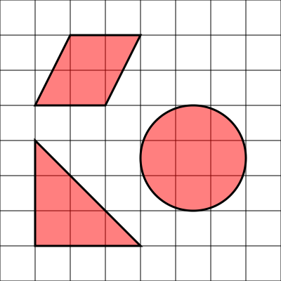Forma de área