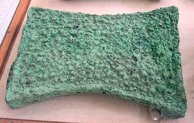 Lingote de cobre minoico
