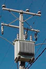 Imagen que muestra un transformador eléctrico
