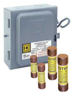 Imagen que muestra un interruptor de fusibles