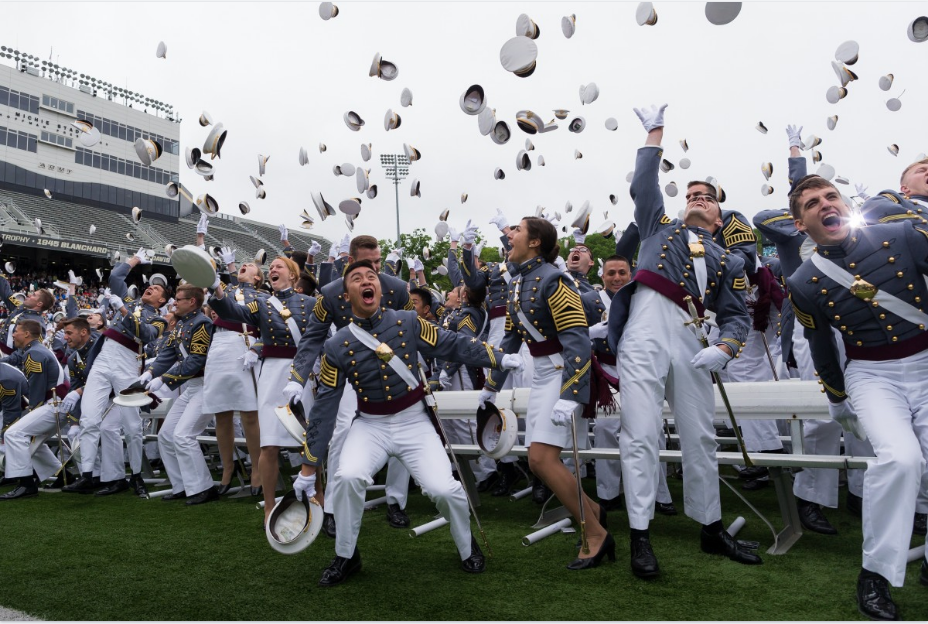 Youth celebrating obtaining their degree