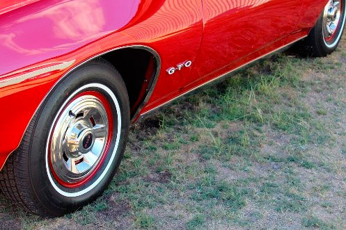 Llantas de un automóvil