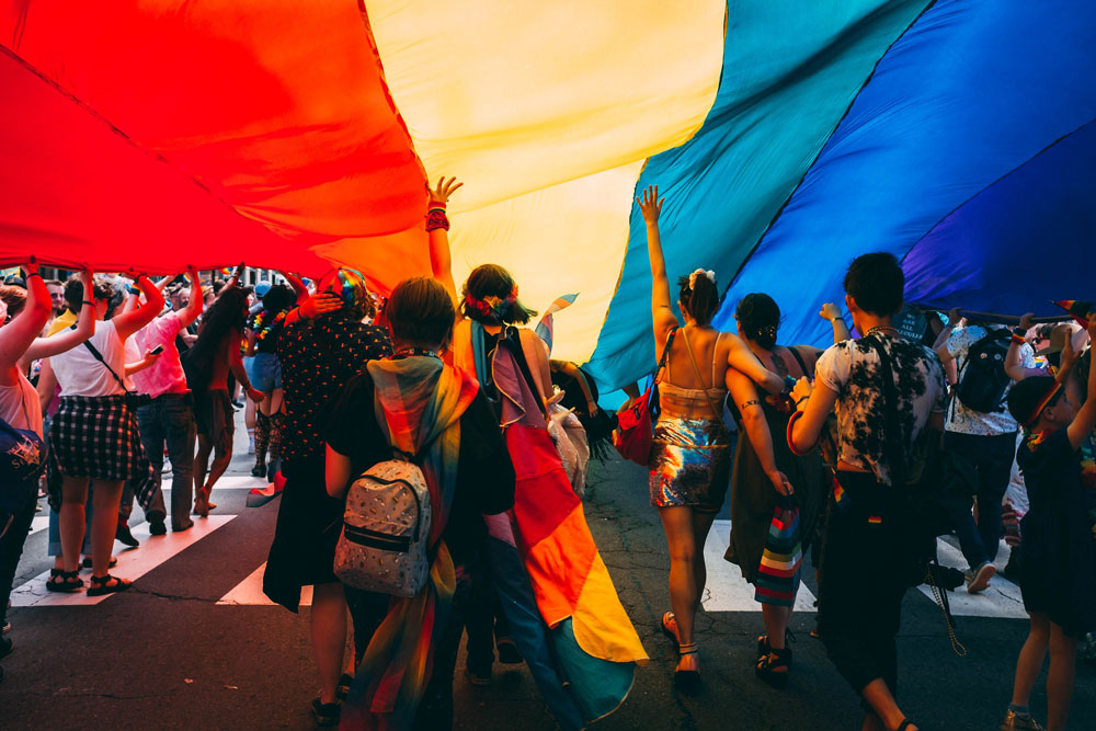 Imágenes de juventudes en protestas y manifestaciones