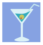 Ícono que hace referencia a la sección de consumo del alcohol.