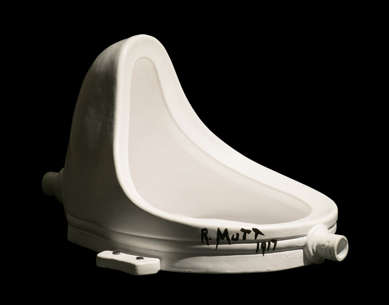 Orinal firmado por el artista Marcel Duchamp y exhibido como obra de arte en 1917 Orinal firmado por el artista Marcel Duchamp y exhibido como obra de arte en 1917