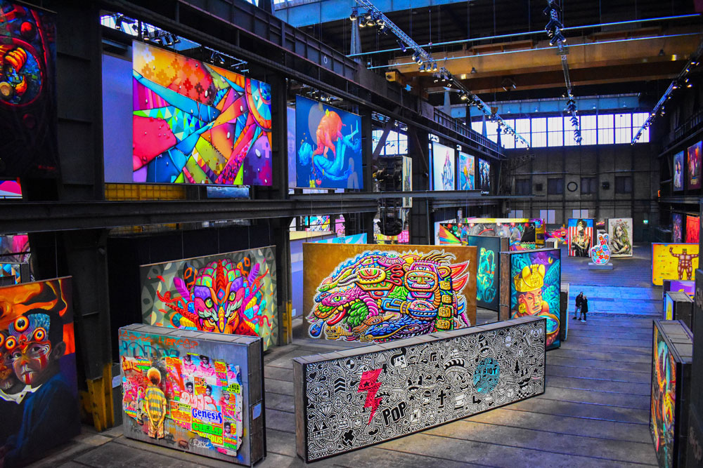 Sala del Museo de Arte Callejero en Ámsterdam, Países Bajos Sala del Museo de Arte Callejero en Ámsterdam, Países Bajos