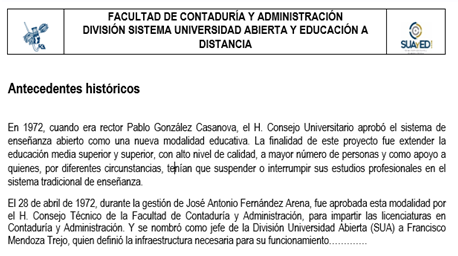 Antecedentes históricos