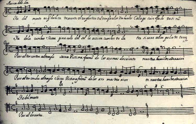 Partitura antigua