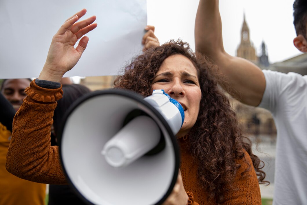 Ejercer su derecho a protestar
