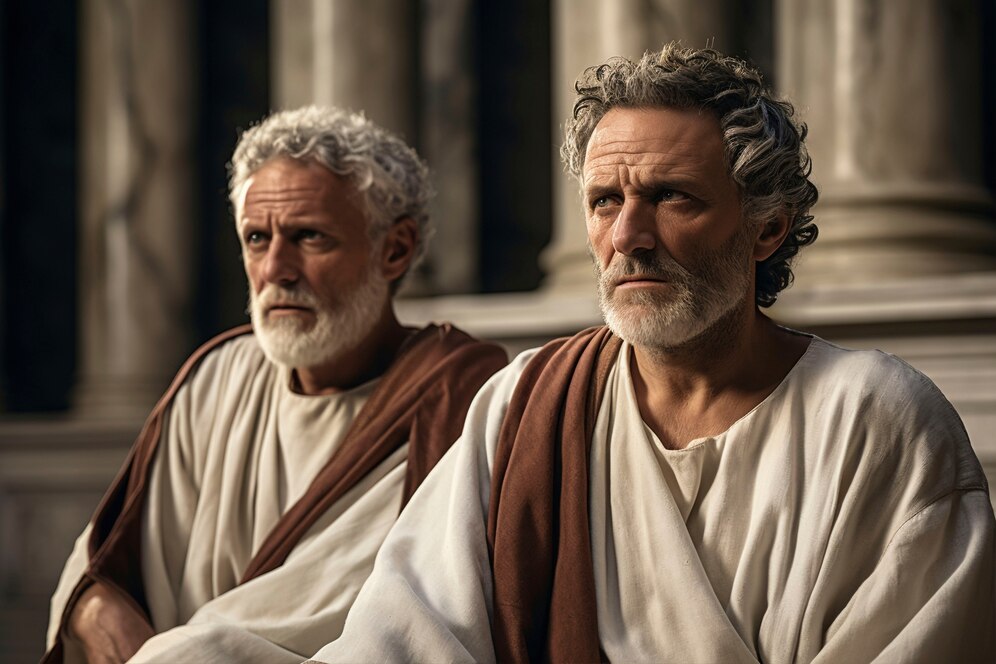 Dos filósofos pensadores 